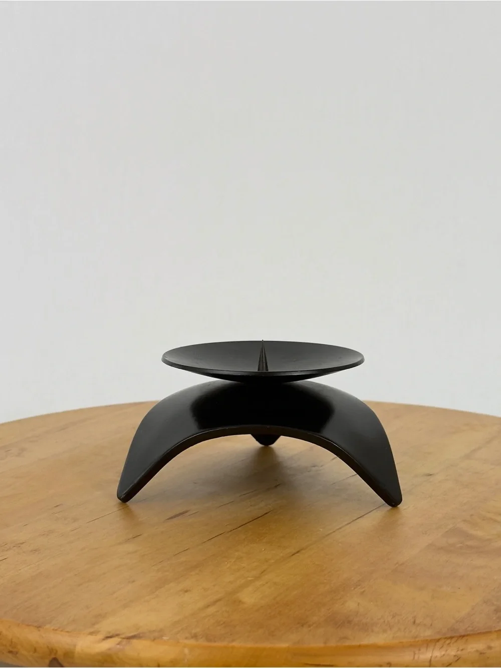 Pier1 Mid-Century Modern Inspired Black Cast Iron Tripod Candle Holder